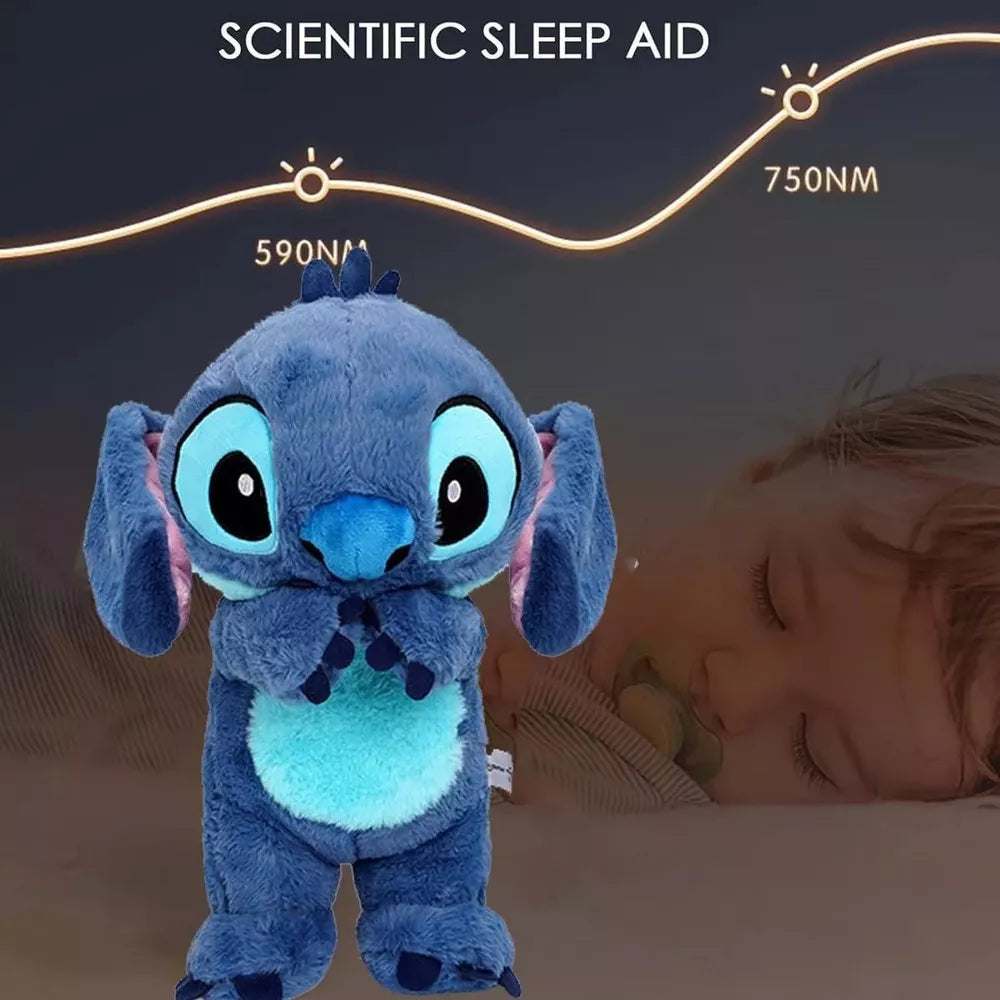 Stich Peluche relajante  para bebé que simula respiración